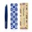 Expert Slant Tip Tweezers with Leather Travel Case, GlamTweeler Sharp & Precision Stainless Steel Tweezer for Eyebrows, Facial Hair and Fine Hairs Removal (Navy Blue)