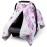 Rquite Car Seat Cover Baby, Carseat Covers Baby Girl, Winter Infant Car Seat Cover, Warm Minky Car Seat Canopy, Baby Carrier Cover with Peekaboo Opening, Multi Use Nursing Cover & Toddler Blanket