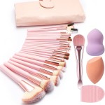 28PCS Makeup Brush Set, Quality Makeup Brushes for Women, Brush Set Make Up for Beginner Starter Professional,Pink Makeup Set with Blenders Masks Spatula,Travel-Friendly Makeup Brush Set with Case