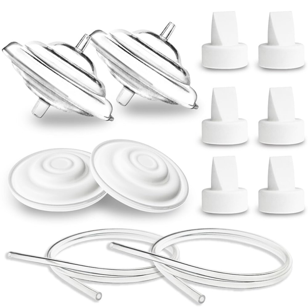 Nenesupply Pump Parts Compatible with Spectra S1 S2 9 Plus Breastpump Replace Backflow Protector Membrane Duckbill Valve Tube Not Original Spectra Replacement Pump Parts