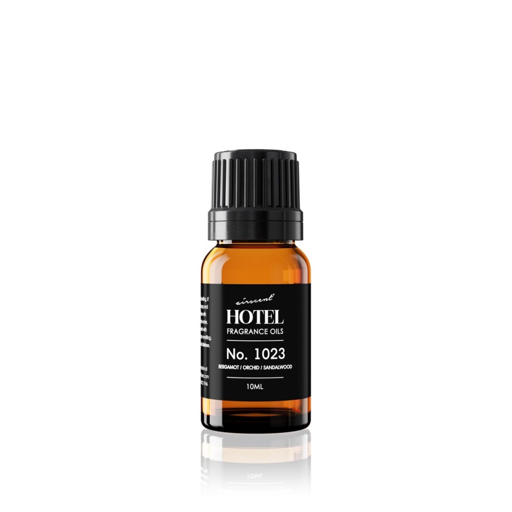 AirScent Hotel Diffuser Oil No. 1023 Inspired by The Baccarat Hotel Scent - Love Affair Fragrance Oil for Ultrasonic and Waterless Diffusers and Crafting - 10 mL, 0.34 fl oz Glass Bottle with Dropper