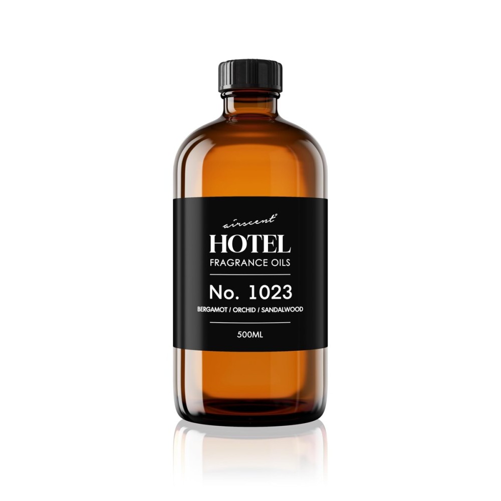 AirScent Hotel Diffuser Oil No. 1023 Inspired by The Baccarat Hotel Scent - Love Affair Fragrance Oil for Ultrasonic and Waterless Diffusers and Crafting - 500 mL, 16.9 fl oz Glass Bottle