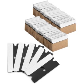 Bates- Single Edge Razor Blades, 200 Pack, Black, Carbon Steel Razor Blades Single Edge Blades