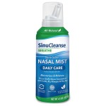 SinuCleanse Daily Care Sterile Saline Nasal Spray, Ultra Fine Mist, Instantly Moisturizes & Relieves Everyday Nasal Congestion Due to Colds & Dry Air, 4.5 Oz (1 Pack), Made in USA