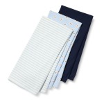 Amazon Essentials Unisex Babies\' Swaddle Blankets, Pack of 3, Navy/Stripe/Koala, One Size