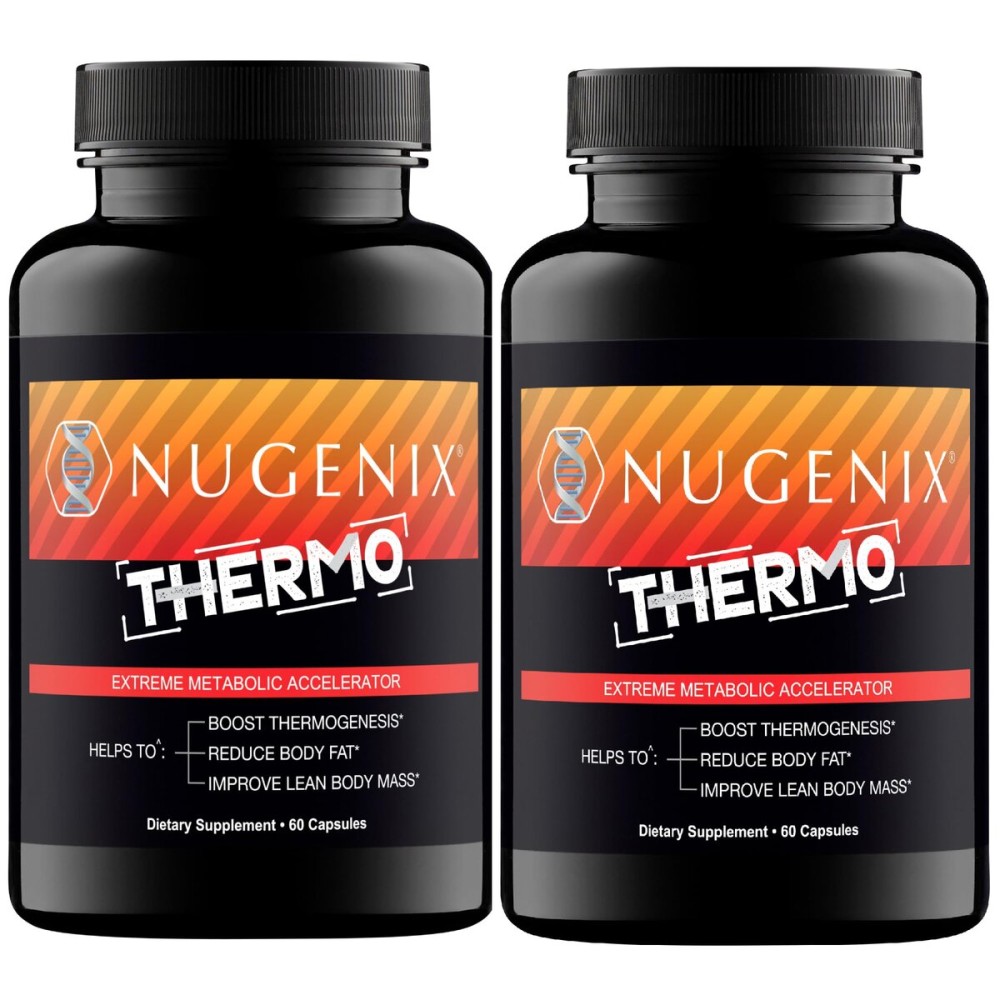Nugenix Thermo - Thermogenic Fat Burner Supplement Pills for Men, Extreme Metabolic Accelerator, 120 Count