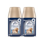 Glade Automatic Spray Refill, Pet Fresh Scent, Scented Air Freshener for Home and Bathroom, 6.2 Oz, 2 Count