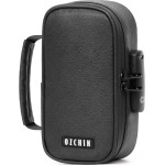 OZCHIN Smell Proof Bag with Combination Lock File Organizer Case Container Medicine Lock Box Odorless Storage Bag Great Gift for Friend (Black, S)