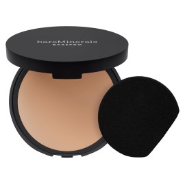 bareMinerals Barepro 24HR Skin-Perfecting Powder Foundation, Matte Pressed Powder Foundation Full Coverage with Plant-Based Squalene, Oil Control, Vegan - Medium 32 Cool