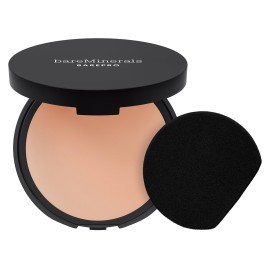 bareMinerals Barepro 24HR Skin-Perfecting Powder Foundation, Matte Pressed Powder Foundation Full Coverage with Plant-Based Squalene, Oil Control, Vegan - Light 20 Cool