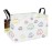 HUNRUNG Rectangle Storage Basket Cute Canvas Organizer Bin for Pet/Children Toys, Books, Clothes Perfect for Rooms/Playroom(REC-Car)