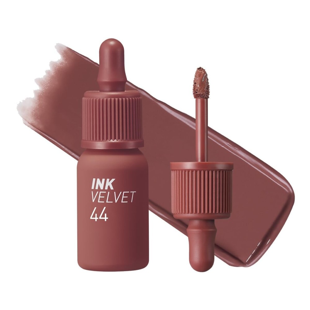 Peripera Ink the Velvet Lip Tint - High Pigment Color, Longwear, Weightless, Gluten-Free, Paraben-Free (044 CHESTNUT NUDE)