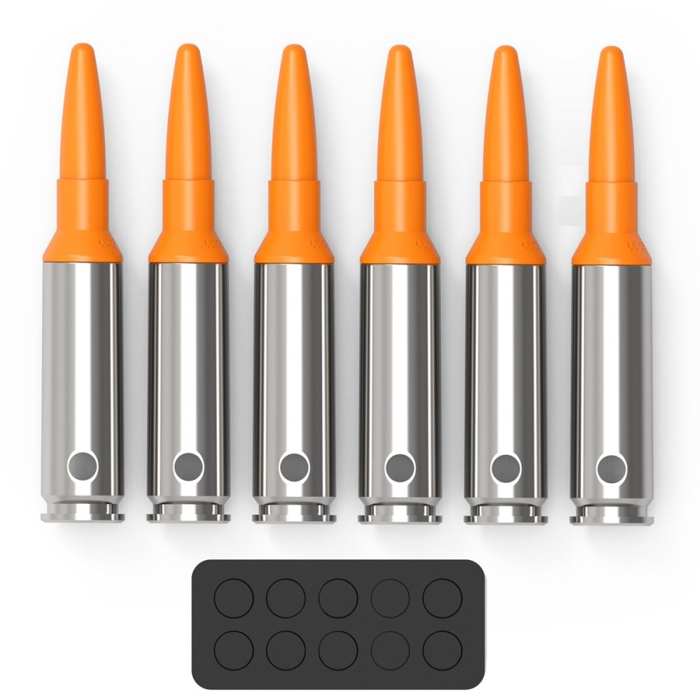 GORTAR 6.5 mm Creedmoor Snap Caps Training Dummy Rounds Practice Safe Loading Firing Close to Real Weight -6 Pcs