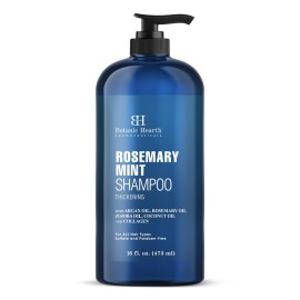 Botanic Hearth Rosemary Mint Shampoo and Conditioner Set, Thickening Formula, Promotes Hair Growth and Scalp Health Sulfate Free & Paraben Free, for Men & Women | 16 fl oz