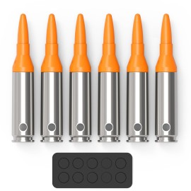 GORTAR 243 Win Snap Caps Training Dummy Rounds Practice Safe Loading Firing Close to Real Weight -6 Pcs