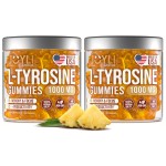 2 Pack - JOYLI L-Tyrosine Gummies 1000MG - Sugar-Free Vegan Focus Supplement & Mood Support for Kids & Adults - 500mg Per Gummy - Sleep Gummies for Memory, Energy & Wellness - 60 Pcs per Pack