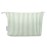 Narwey Small Striped Makeup Bag for Purse Travel Makeup Pouch Cosmetic Bag Zipper Pouch Bags for Women (Mint Green Stripe)