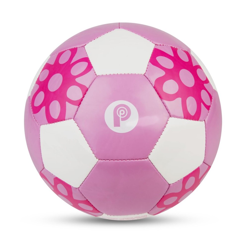 Picador Soccer Ball Size 3 4, Sparkling Girls Soccer Ball for Kids Toddlers Children Indoor Outdoor Backyard Play Sport Ball (Pink White, 4)