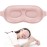 MZOO Luxury Sleep Mask for Back, Side Sleeper, Complete Light Blocking Sleeping Eye Mask Night Blindfold, 3D Zero Pressure & Spacious for Lash Extensions, Breathable Soft Eye Cover Flight Nap Travel
