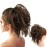 HMD Tousled Updo Messy Bun Hair Piece Hair Extension Ponytail With Elastic Rubber Band Updo Bun Synthetic Hairpieces for Women