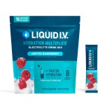 Liquid I.V. Hydration Multiplier - Arctic Raspberry | Electrolyte Powder Drink Mix | 1 Pack (16 Servings)