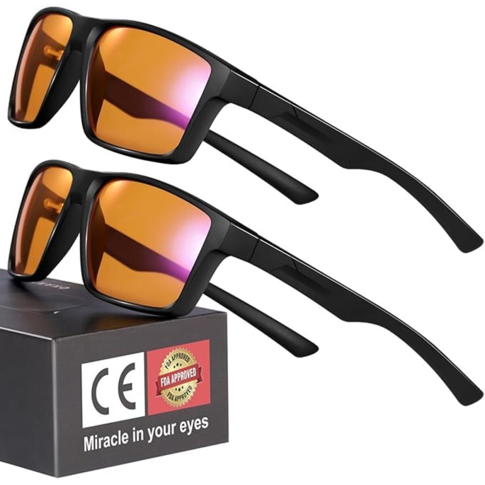 Okany Blue Light Blocking Glasses Gaming Computer Glasses Powerful Professional Screen Filter, 2.0 Upgraded Technology Anti-Fatigue Anti Glare UV Protection & Eyestrain Game Glasses for Women Men