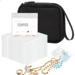 Pill Pouch Bags for Travel with Medicine Bag, Pack of 120 BPA Free 3 x 2.75 inch Reusable Pill Bag for Medicine with Write on Label Clear Ziplock Seal Daily AM PM Pill Baggies for Medicine Organizer