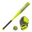 Ortiz34 Youth T-Ball Set, 25 Signature Aluminum T-Ball Bat with -10 Drop, Foam Core T-Ball, 9 Lightweight Youth Glove, Vibrant Graffiti Print