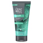 DOVE MEN + CARE Body and Face Scrub Eucalyptus Deeply Exfoliates for Hydrated & Nourished Skin 100% Gentle Cleanser, No Sulfate Cleansers or Parabens 9 oz