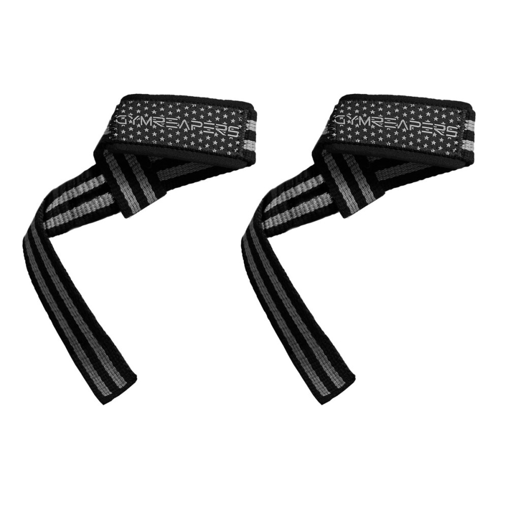 Gymreapers Lifting Wrist Straps for Weightlifting, Bodybuilding, Powerlifting, Strength Training, & Deadlifts - Padded Neoprene with 18 Cotton