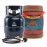 Ignik Refillable Gas Growler Deluxe 5-Pound Empty Propane Tank with Carry Case and Adapter Hose, Mountain Case/Blue Tank