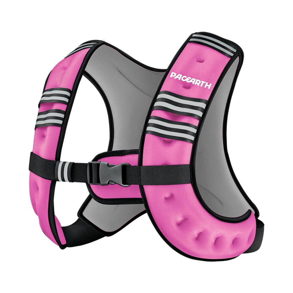 PACEARTH Weighted Vest,6lb/8lb/10lb/12lb/16lb/20lb/25lb/30lb Weight Vest with Reflective Stripe, Body Weight Vests for Women, Men, Weight Loss Workout, Strength Training, Running, Walking, Jogging