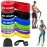 Zacro Resistance Bands, 6 Resistance Levels Pull Up Assistance Bands, Exercise Bands for Men&Women, Heavy Duty Resistance Band Set with Door Anchor, for Working Out, Muscle Training, Physical Therapy