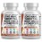 Clean Nutraceuticals Lions Mane 20in1 Mushroom Supplement with Turkey Tail Reishi Cordyceps Chaga Maitake Meshima Poria Cocos Shiitake Oyster Porcini Enoki - 2Pack