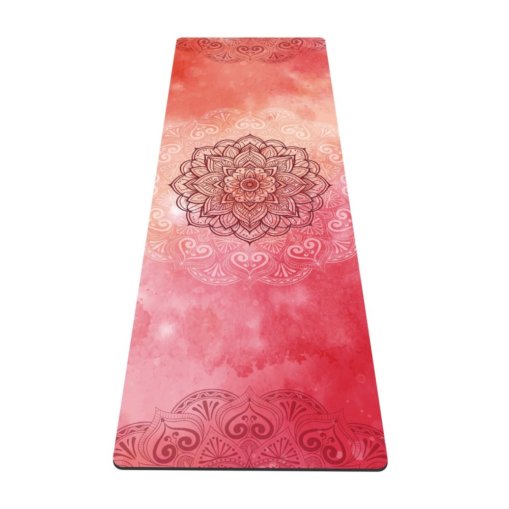 nuveti Yoga Mat Print Extra Thick TPE Non Slip Fitness Exercise Mat with Carrying Bag,72x24 Extra Thick 6MM Exercise & Workout Mat for Yoga, Pilates Fitness and Floor Exercises