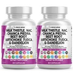 Clean Nutraceuticals Milk Thistle NAC Chanca Piedra Beet Root Artichoke Dandelion Root - Liver Cleanse Supplement Plus TUDCA Choline & Ginger - 2Pack