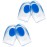 Gel Silicone Heel Pads,2 Pairs Heel Cups for Achilles Tendonitis,Shoe Wedge Inserts for Plantar Fasciitis,Sore Heel, Heel Spur and Heel Pain Relief,Heel Support for Men/Women(Medium)