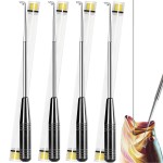 Fish Hook Remover Tool, Fishing Hook Quick Removal Descending Device, Fishing Gear Security Equipment Kits for Adult, Hook Extractor Accessories Detacher Tools with 4PCS Storage Tube