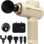 RENPHO Massage Gun Deep Tissue FSA Eligible, Christmas Birthday Gifts for Women Men, HSA Portable Percussion Massager for Back and Neck, Handheld Device with Carry Case, Active Tan