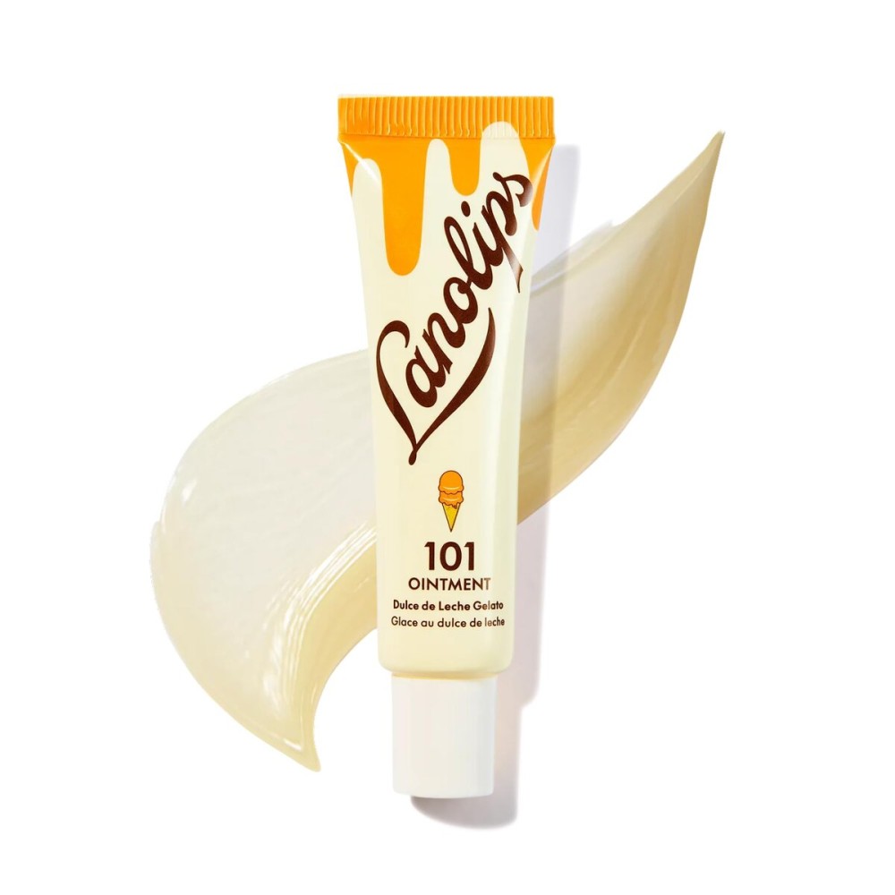 Lanolips 101 Ointment - Lanolin Lip Balm for Smooth, Hydrated & Healthy Lips - Multipurpose Lip Ointment with Lanolin Oil for Dry Lips, Cuticles & More - Dulce de Leche (0.35 oz)