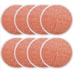BeiLan Spinwave Mop Replacement Pads for Bissell Spinwave 20399 23157 23159 2039A 2124A 20393 2039T 2039W 20391 20395 2307 2315A Hard Floor Mop Refill Heavy Scrub Pad- Part 1611297 & 1611298 (8Pack)