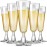 SUREHOME Plastic Champagne Flutes Disposable Champagne Glasses 20 Pack 5 Oz Clear Plastic Mimosa Glasses Acrylic Wedding Toasting Cups for New Years Eve Party Supplies 2026 Christmas Bar Cocktail Cups