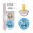 BIBS Colour Pacifier 2-Pack, BPA Free Dummy Binky, Round Nipple. Natural Rubber Latex, Made in Denmark, Size 2 (6-18 Months), Mushroom/Breeze