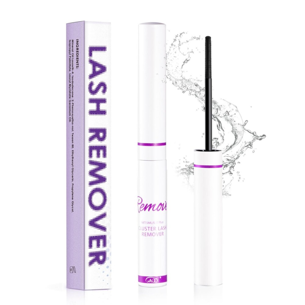 Lash Glue Remover for DIY Lash Extensions, Eyelash Glue Remover Oil Texture Gentle & Deep Clean, Quick Dissolve Residue (5ml)