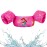HeySplash Kids Swimming Vest, Toddler Floaties Fit 22-44 Lbs, Puddle Kids Jumper with Adjustable Strap, Swim Jacket Water Wing Baby Arm Floats,Sea Beach Swim Aid for 1-6 Years, Magenta Mermaid