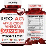 Keto ACV Gummies Advanced Weight Loss - ACV Keto Gummies for Weight Loss for Women and Men - Keto Gummies Supplement - Detox & Cleanse, Digestion - Apple Cider Vinegar - Apple Flavor