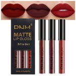 evpct 3Pcs Dark Red Deep Red Oxblood Red Matte Liquid Lipstick Lip Stain Sets for Women Matte+Lipstick Long Lasting Permanent 24 hr Hours Magic Lipstick 24 Hours original Waterproof 26
