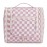Narwey Checked Hanging Travel Toiletry Bag for Women, Travel Bag for Toiletries, Makeup Bag Organizer Cosmetic Bags Make Up Bags for Women (Dusty Rose Checkerboard)