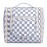 Narwey Checked Hanging Travel Toiletry Bag for Women, Travel Bag for Toiletries, Makeup Bag Organizer Cosmetic Bags Make Up Bags for Women (Grayish Blue Checkerboard)