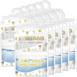 Vacplus Moisture Absorbers, Hanging Closet Dehumidifier Bags, Humidity Packs, Desiccant, Closet Dehumidifiers with Fragrance Free, 10 Pack, 20.0 OZ
